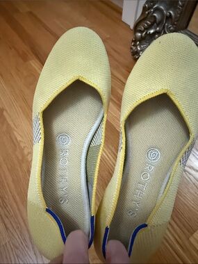 Rothy's Women's Yellow and Blue Flats